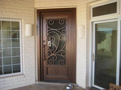 Steel front door