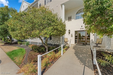 Entry to building with a ramp for access.