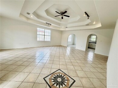 Living room from front door