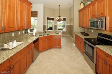 Plenty of counter and cabinet space in this kitche