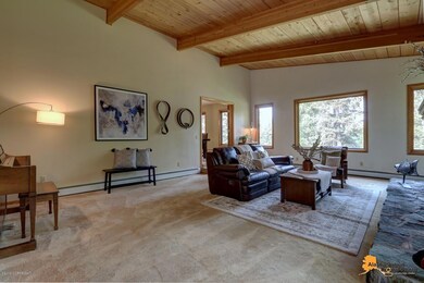 Spacious living room . . .
