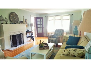 Off the foyer, a beautiful living room awaits you.