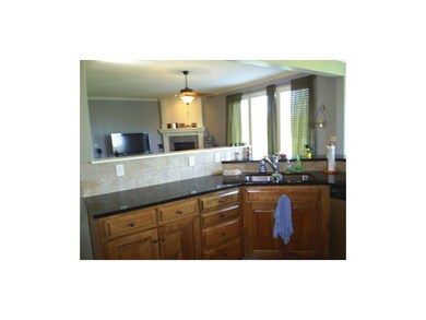 Kitchen is open to livingroom and dining area.