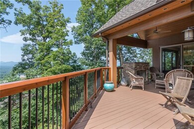 Panoramic views from deck.