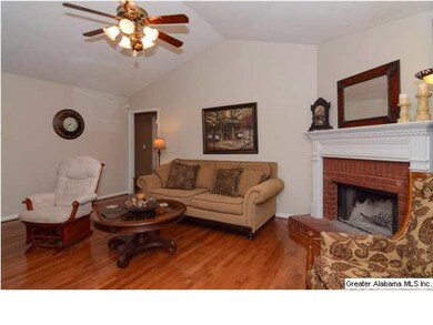 Corner fireplace is wonderful for those winter nig