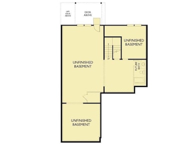 Unfinished basement floorplan