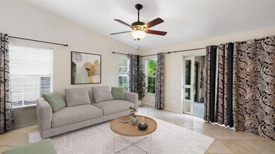 Virtually Staged Living Room