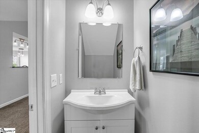 Powder Room off from the Foyer