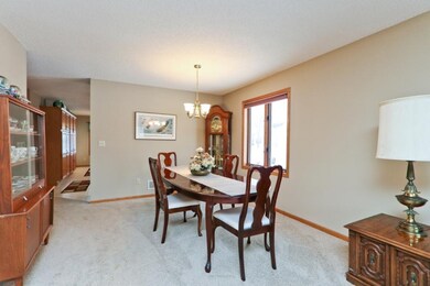 Lovely formal dining room for dinner parties