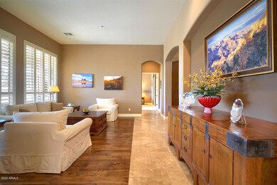 Formal Living Room to Master hall