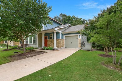 View of front of house with an attached garage, d