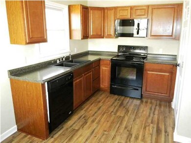 Plenty of space in kitchen that comes Fully Applia