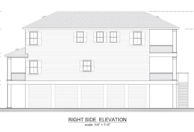 Overlook Right Side Elevation