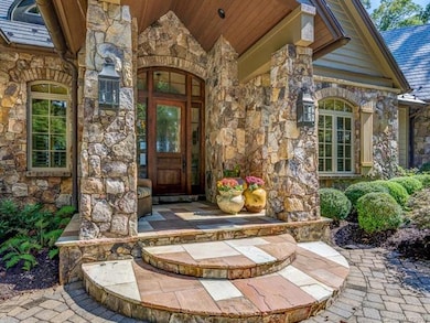 Front entry with Fossil Stone flooring