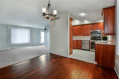 This is a nice view showing the open floor plan.