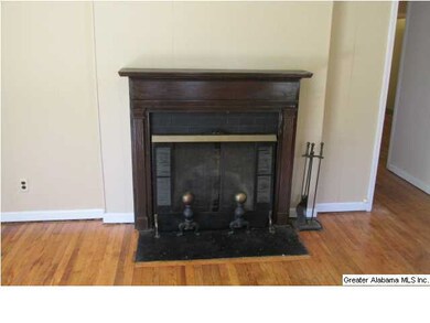 Living room fireplace