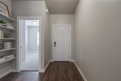 Alternate view of entryway into front guest room.