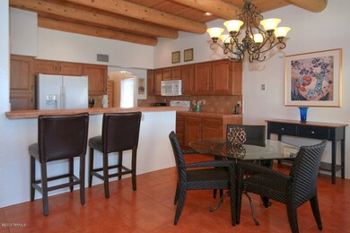 Breakfast nook and kitchen