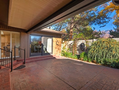 Fenced backyard featuring a patio