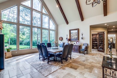 So much natural light with these floor to ceiling windows.