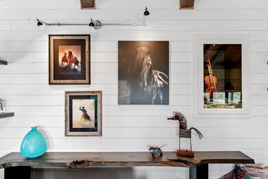 Shiplap accent wall