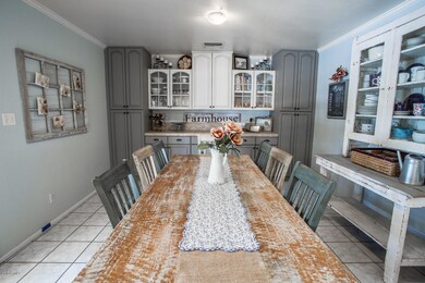 Eat In Kitchen with Built In Cabinets