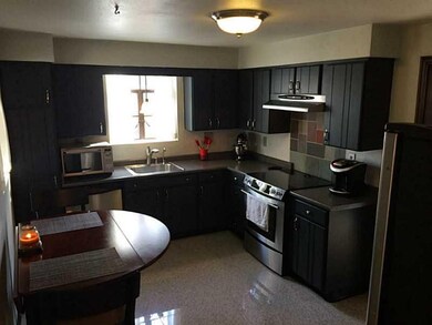 Kitchen. Updated kitchen with granite tile floors 