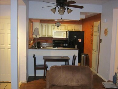 View from Living Room to Kitchen