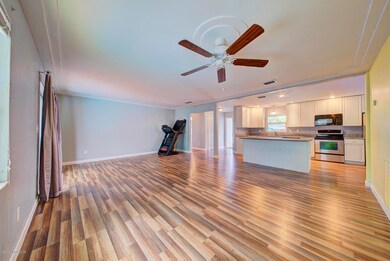Living Room open to Kitchen