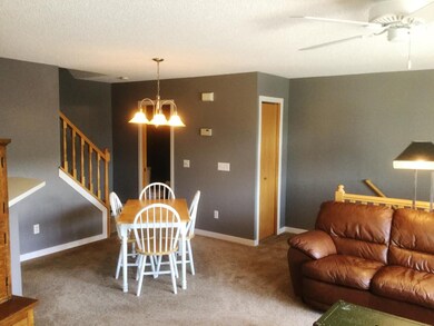 Informal dining area...