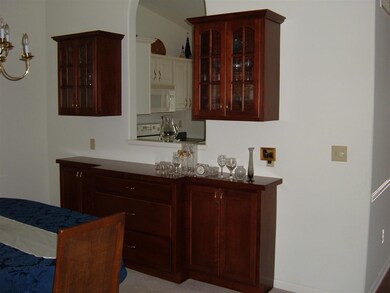 Beautiful built in bar/hutch