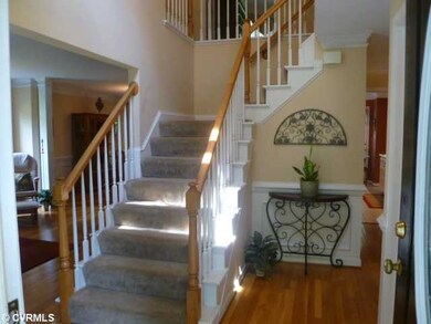 Foyer - Lovely, Two-Story Foyer with Hardwood Floo