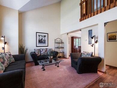 Living Room with Mezzanine View