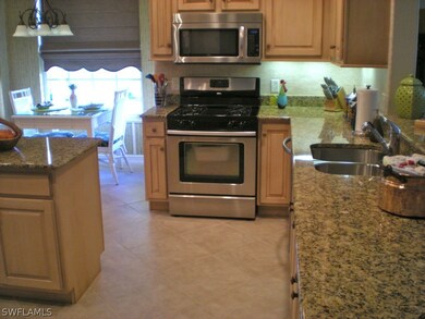 Kitchen with granite counters