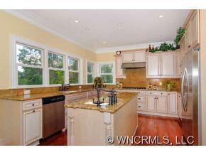 Gourmet kitchen with views!