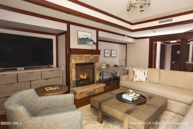 Living area and Fireplace