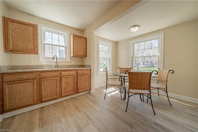Newer windows provide a sunny, eat-in area.  Updat