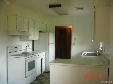 Newly painted kitchen.