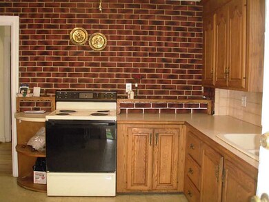 Kitchen. Updated roomy kitchen is fully applianced
