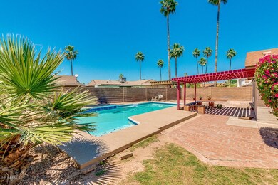 Play pool and covered patio