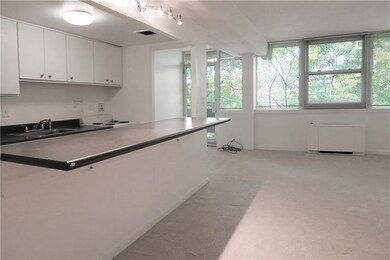 Kitchen breakfast bar open to Living Area.