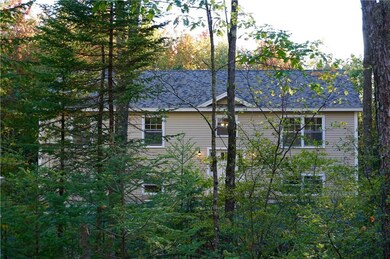 Surrounded by trees, private lot