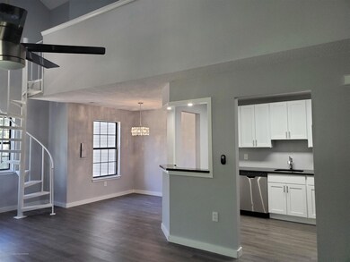 kitchen dining room loft stairs