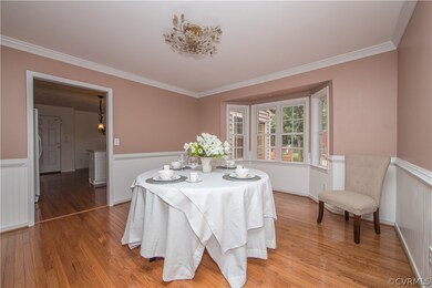 Formal dining is between the family room (or livin