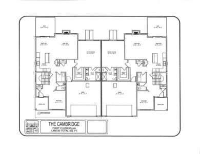 The Cambridge First Floor Plan