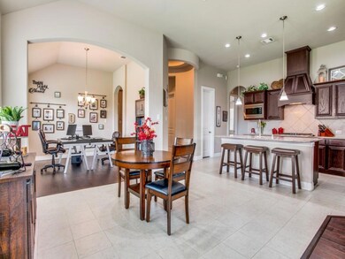 Kitchen, breakfast room, formal dining room.