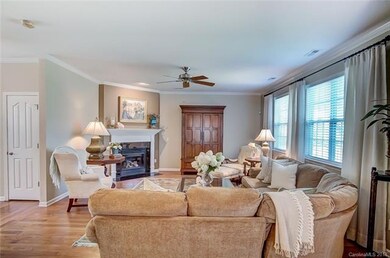 Great Room with Wood Flooring and Gas Fireplace