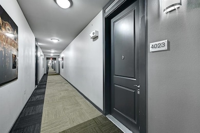 Hallway with baseboards
