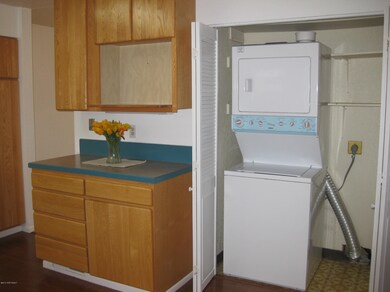 Includes nearly new washer/dryer