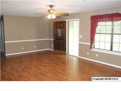 Open Living Room, Nice Laminate Flooring, Covered front porch